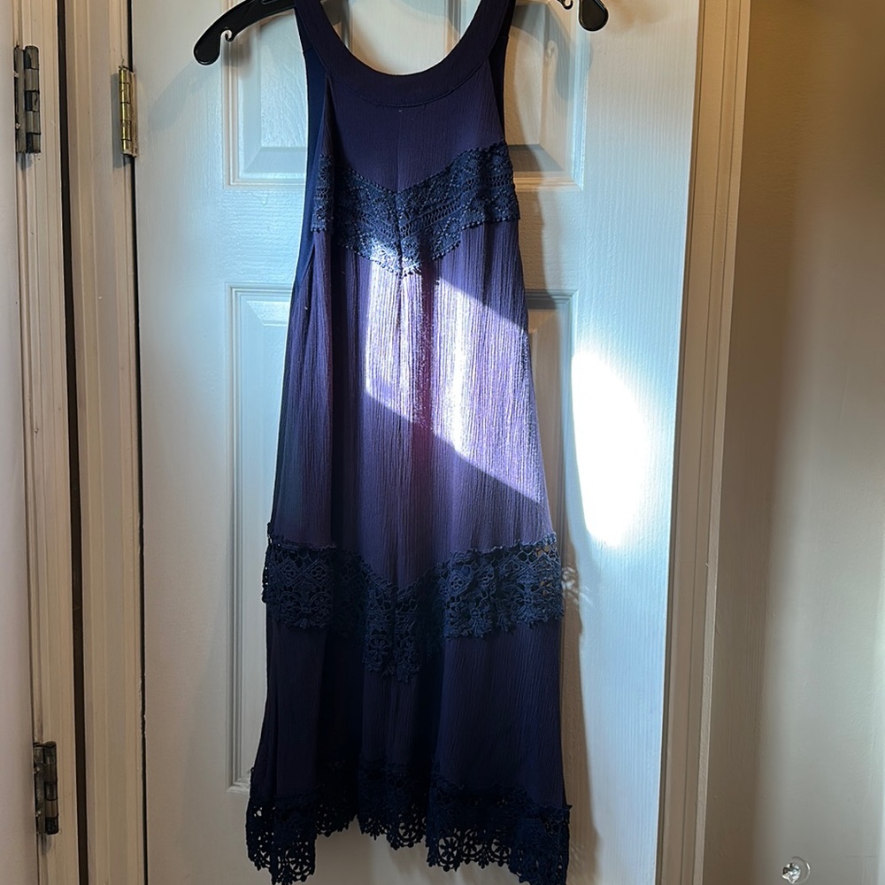 Dress with criss cross back